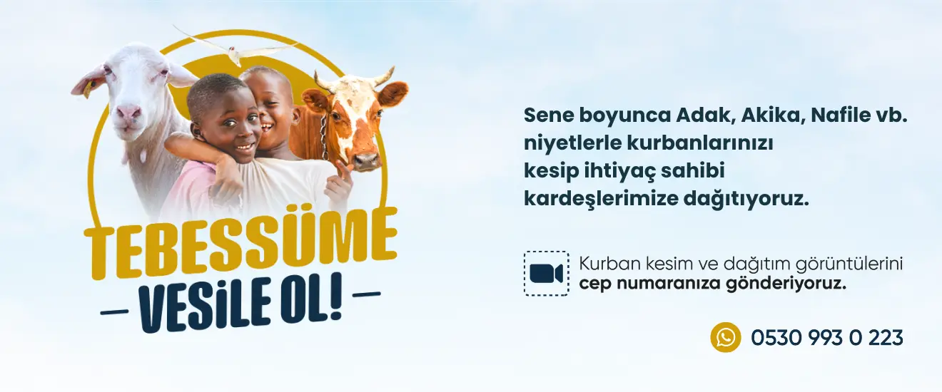 Yıl Boyu Kurban Bağışı